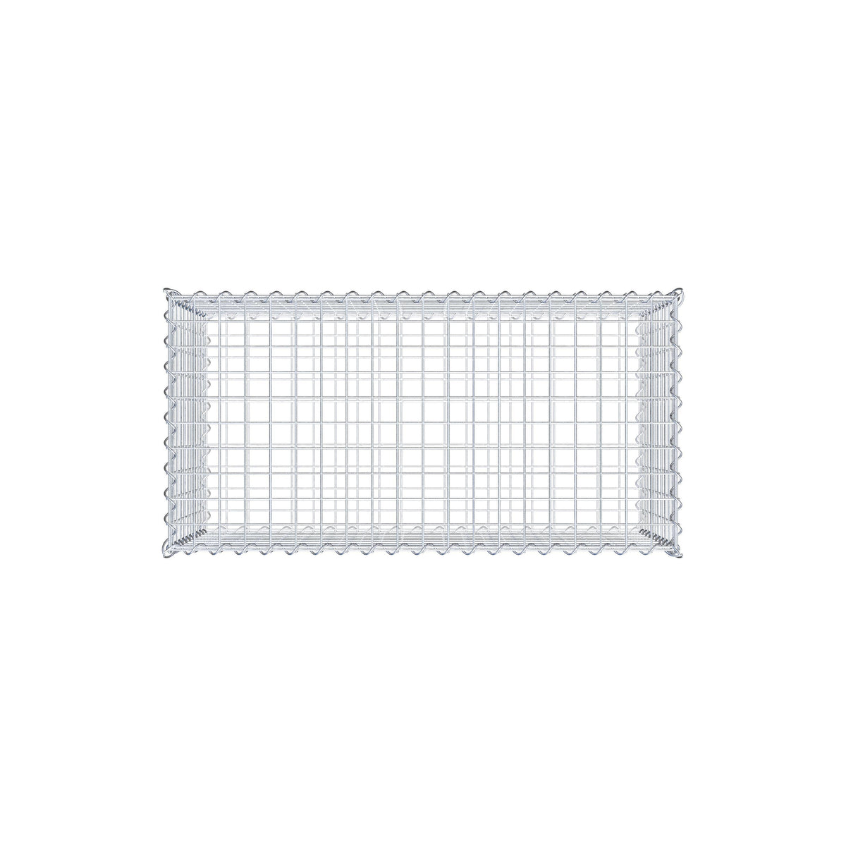 Gabion 100 cm x 50 cm x 50 cm (L x H x D), maskestørrelse 5 cm x 5 cm, spiral