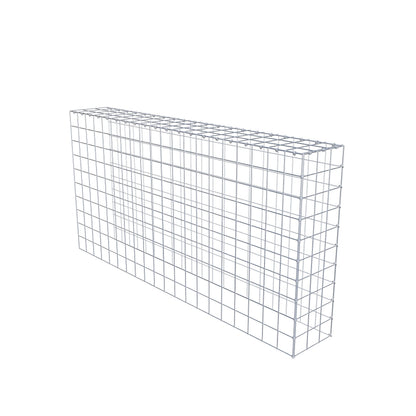 Gabião Tipo 4 200 cm x 100 cm x 30 cm (C x A x P), malhagem 10 cm x 10 cm, anel C