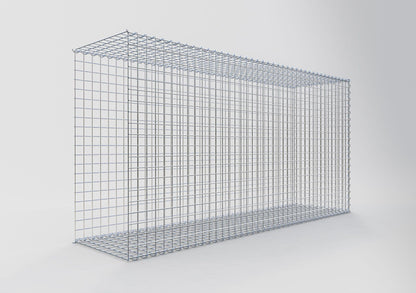 Opvokset gabion type 2 200 cm x 100 cm x 50 cm (L x H x D), maskestørrelse 5 cm x 5 cm, spiral