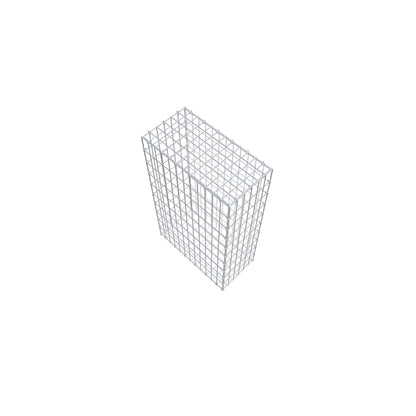 Schanskorf 100 cm x 60 cm x 30 cm (L x H x D), maaswijdte 5 cm x 10 cm, C-ring