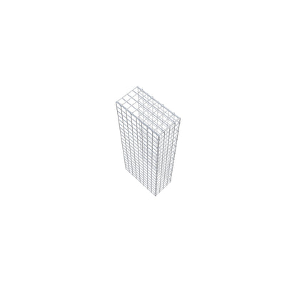 Type 4 oplegkorf 100 cm x 40 cm x 20 cm (L x H x D), maaswijdte 5 cm x 5 cm, C-ring