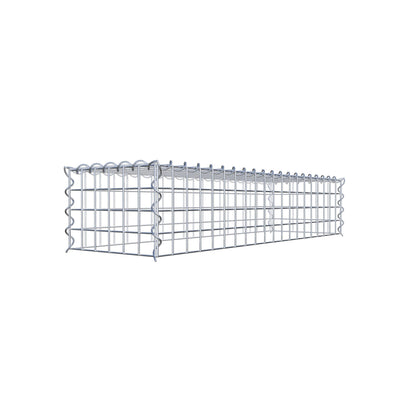 Gabião tipo 3 100 cm x 20 cm x 30 cm (C x A x P), malhagem 5 cm x 5 cm, espiral