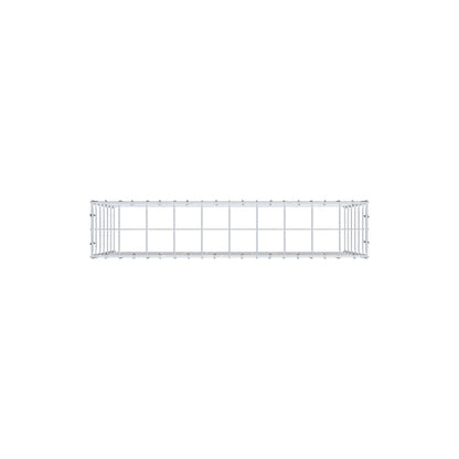 Anbaugabione Typ 3 100 cm x 60 cm x 20 cm (L x H x T), Maschenweite 10 cm x 10 cm, C-Ring