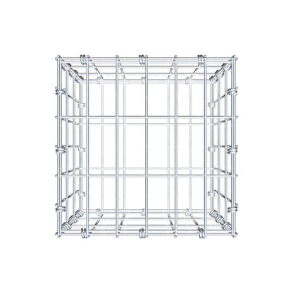 Gabion 30 cm x 30 cm x 30 cm (L x H x D), maskestørrelse 5 x 10 cm, spiralring