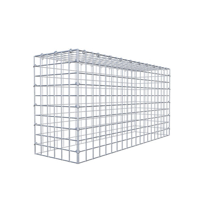 Typ 3 påbyggnadsgabion 100 cm x 50 cm x 30 cm (L x H x D), maskstorlek 5 cm x 5 cm, C-ring