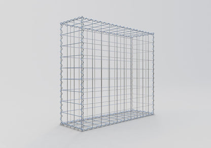 Schanskorf 100 cm x 90 cm x 30 cm (L x H x D), maaswijdte 10 cm x 10 cm, spiraal