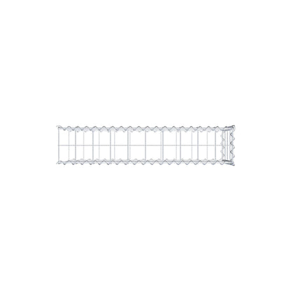 Gabião tipo 2 100 cm x 40 cm x 20 cm (C x A x P), malhagem 10 cm x 10 cm, espiral