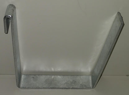 Support pour caissettes à fleurs galvanisé en set de 3 avec pot de fleurs, pour gabions MW 5 x 10