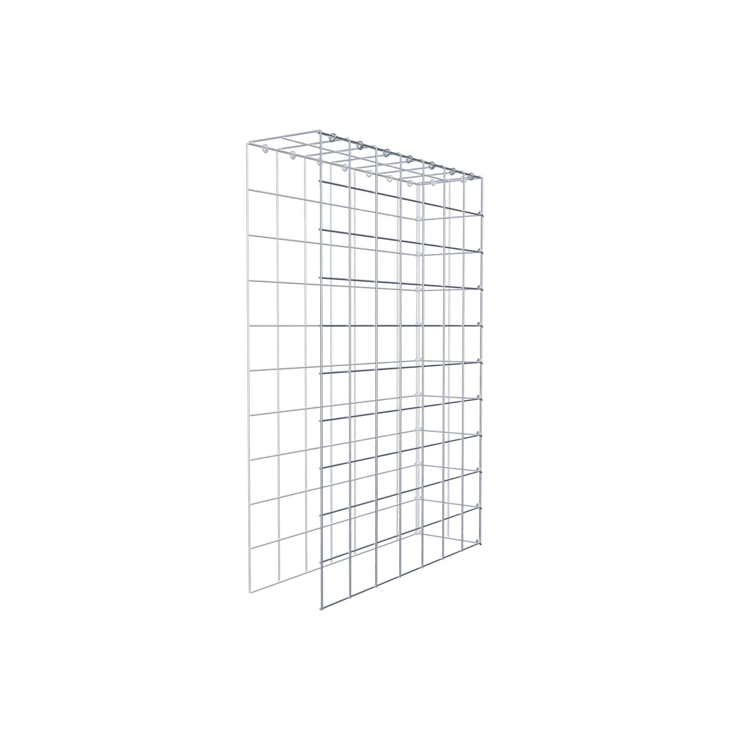 Anbaugabione Typ 4 100 cm x 70 cm x 20 cm (L x H x T), Maschenweite 10 cm x 10 cm, C-Ring