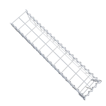 Gavión adulto tipo 4 100 cm x 20 cm x 20 cm (largo x alto x profundidad), tamaño de malla 10 cm x 10 cm, espiral