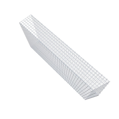 Bevestigbare schanskorf type 2 200 cm x 100 cm x 30 cm (L x H x D), maaswijdte 5 cm x 5 cm, C-ring