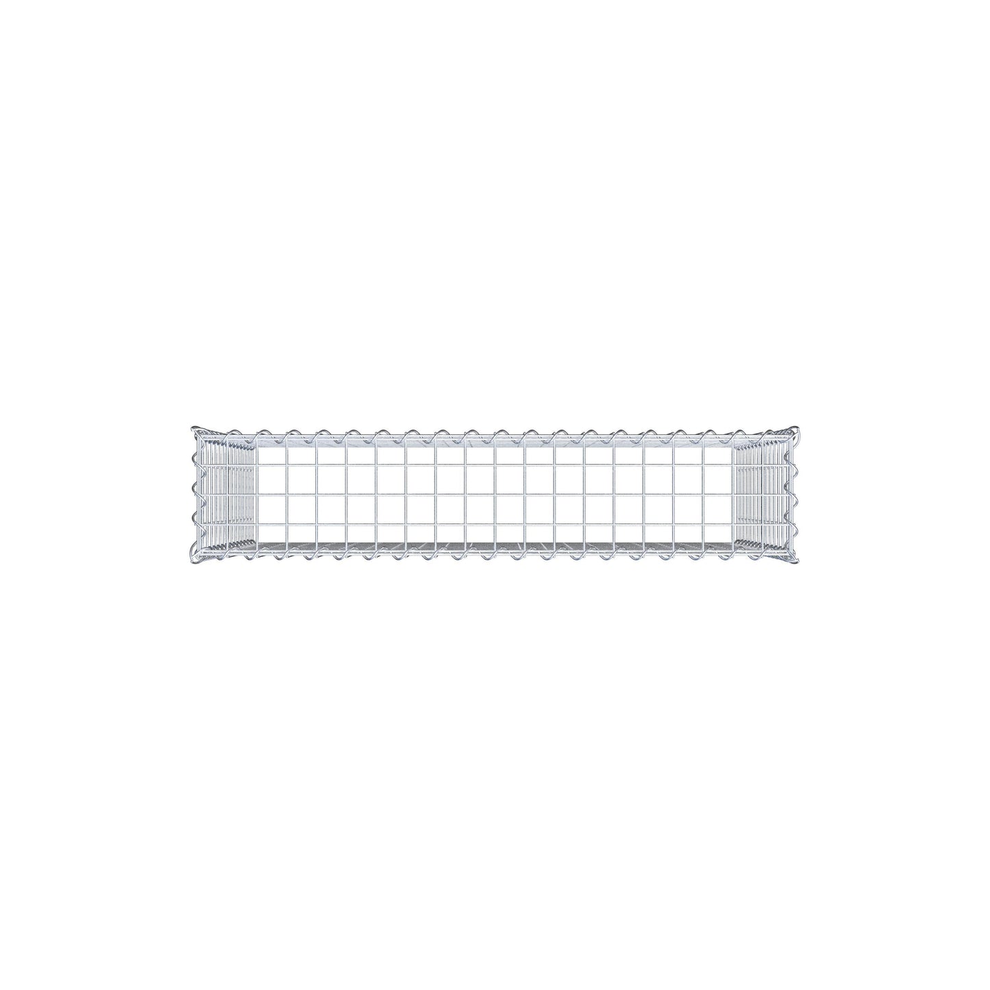 Extra gabion typ 3 100 cm x 70 cm x 20 cm (L x H x D), maskstorlek 5 cm x 5 cm, spiral