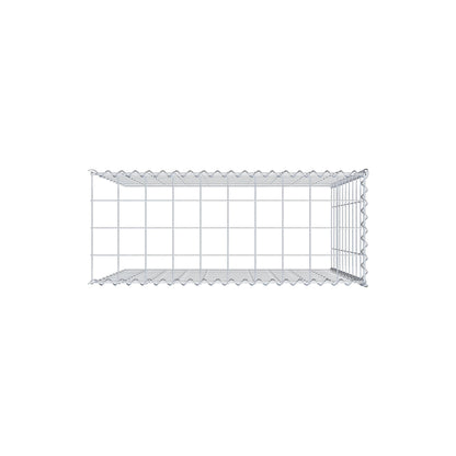 Add-on schanskorf type 4 100 cm x 100 cm x 40 cm (L x H x D), maaswijdte 10 cm x 10 cm, spiraal