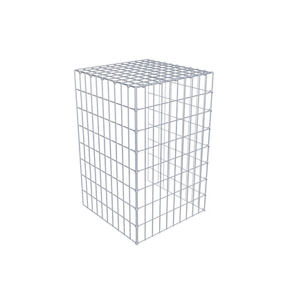 Toegevoegde pool type 4 80 cm x 50 cm x 50 cm (L x H x D), maaswijdte 5 cm x 10 cm, C-ring