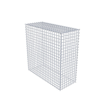 Schanskorf 100 cm x 100 cm x 40 cm (L x H x D), maaswijdte 5 cm x 5 cm, spiraalvormig