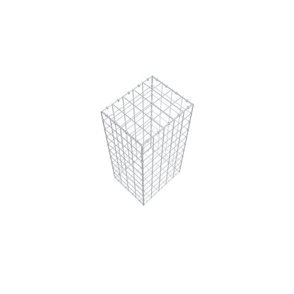 Schanskorf 100 cm x 40 cm x 50 cm (L x H x D), maaswijdte 10 cm x 10 cm, C-ring