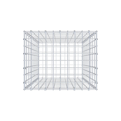 Schanskorf 100 cm x 50 cm x 40 cm (L x H x D), maaswijdte 5 cm x 10 cm, C-ring
