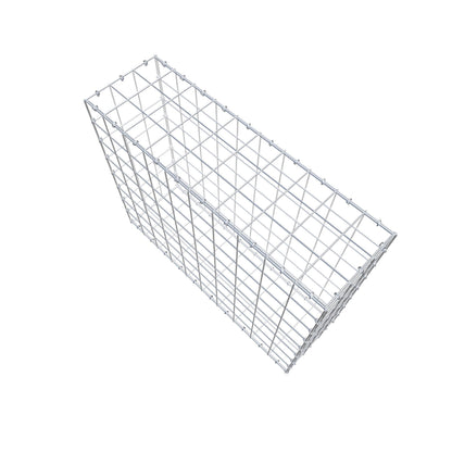 Gavión 100 cm x 80 cm x 30 cm (L x A x P), malla 10 cm x 10 cm, anillo en C