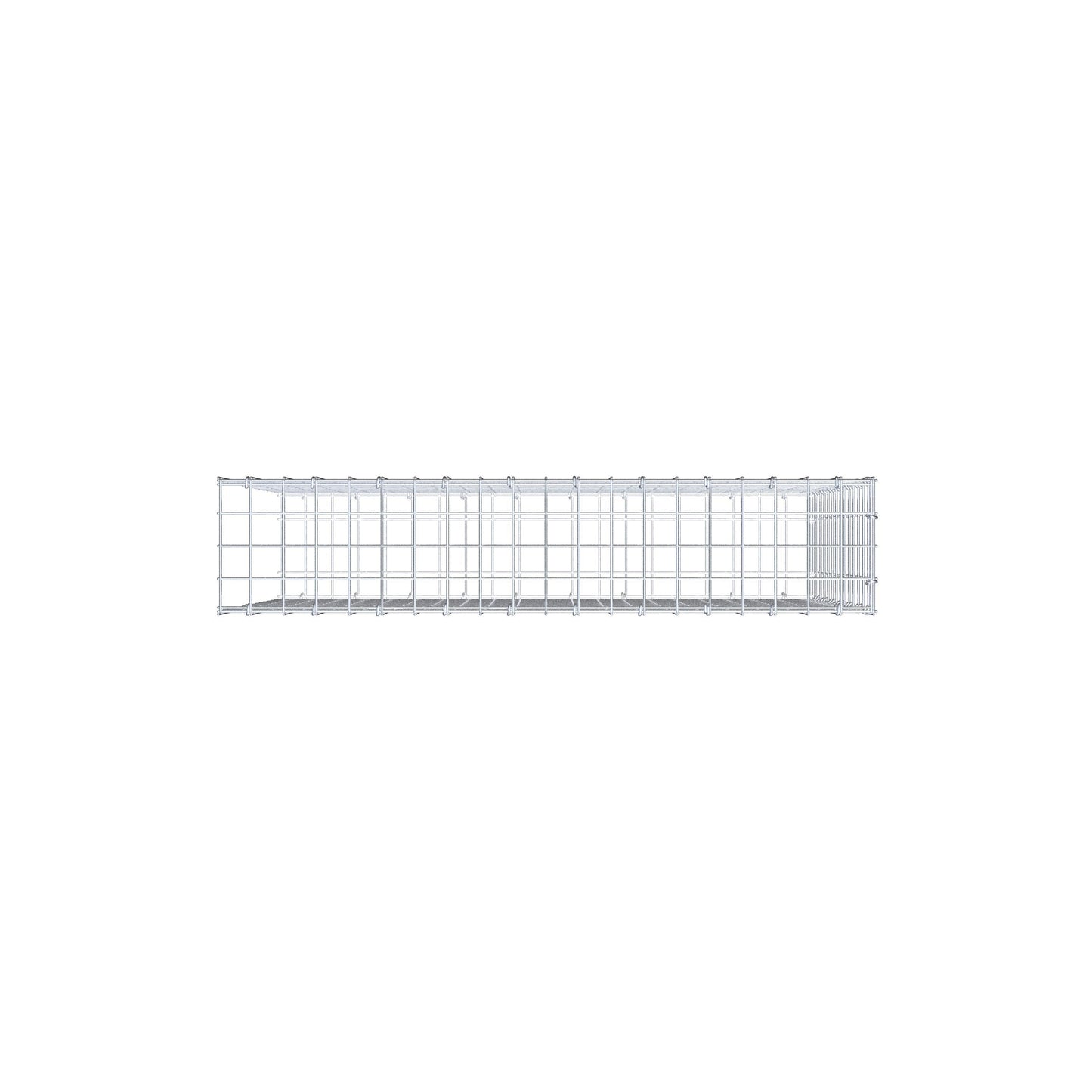Anbaugabione Typ 2 100 cm x 70 cm x 20 cm (L x H x T), Maschenweite 5 cm x 5 cm, C-Ring