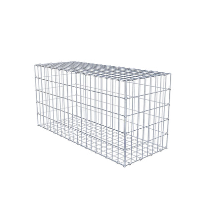 Schanskorf 100 cm x 50 cm x 40 cm (L x H x D), maaswijdte 5 cm x 10 cm, C-ring