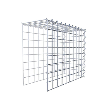 Add-on schanskorf type 4 50 cm x 40 cm x 20 cm (L x H x D), maaswijdte 5 cm x 5 cm, spiraalvormig