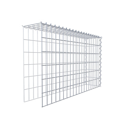 Add-on schanskorf type 4 100 cm x 60 cm x 20 cm (L x H x D), maaswijdte 5 cm x 10 cm, spiraalvormig