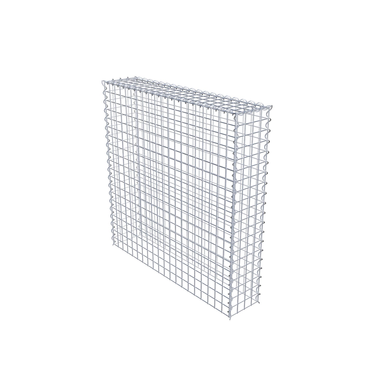 Gavión complementario tipo 3 100 cm x 100 cm x 20 cm (L x A x P), malla 5 cm x 5 cm, espiral