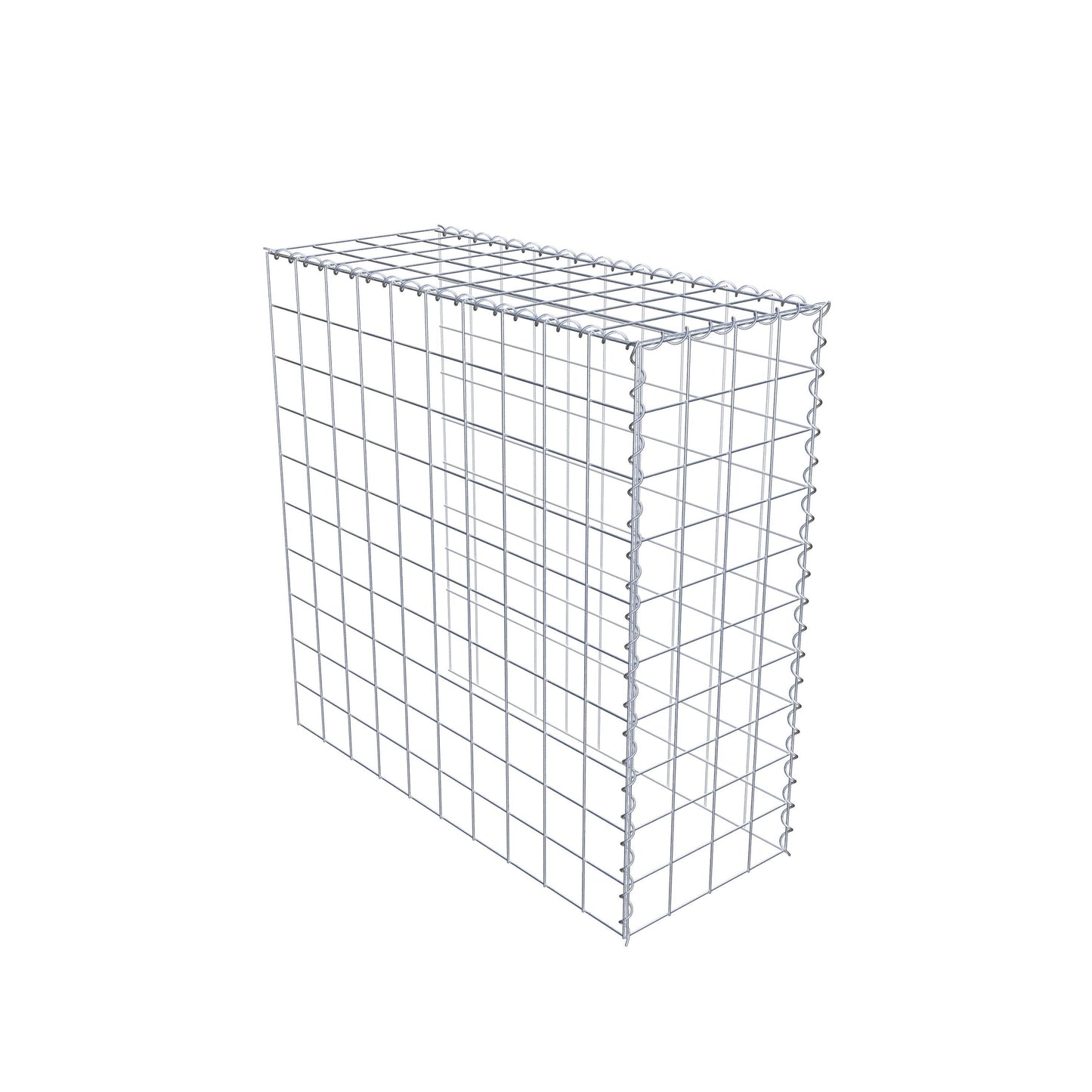 Add-on schanskorf type 4 100 cm x 100 cm x 40 cm (L x H x D), maaswijdte 10 cm x 10 cm, spiraal