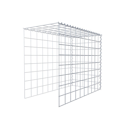 Add-on schanskorf type 4 100 cm x 80 cm x 50 cm (L x H x D), maaswijdte 10 cm x 10 cm, spiraal