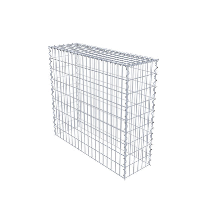 Gekweekte schanskorf type 3 100 cm x 90 cm x 30 cm (L x H x D), maaswijdte 5 cm x 10 cm, spiraal