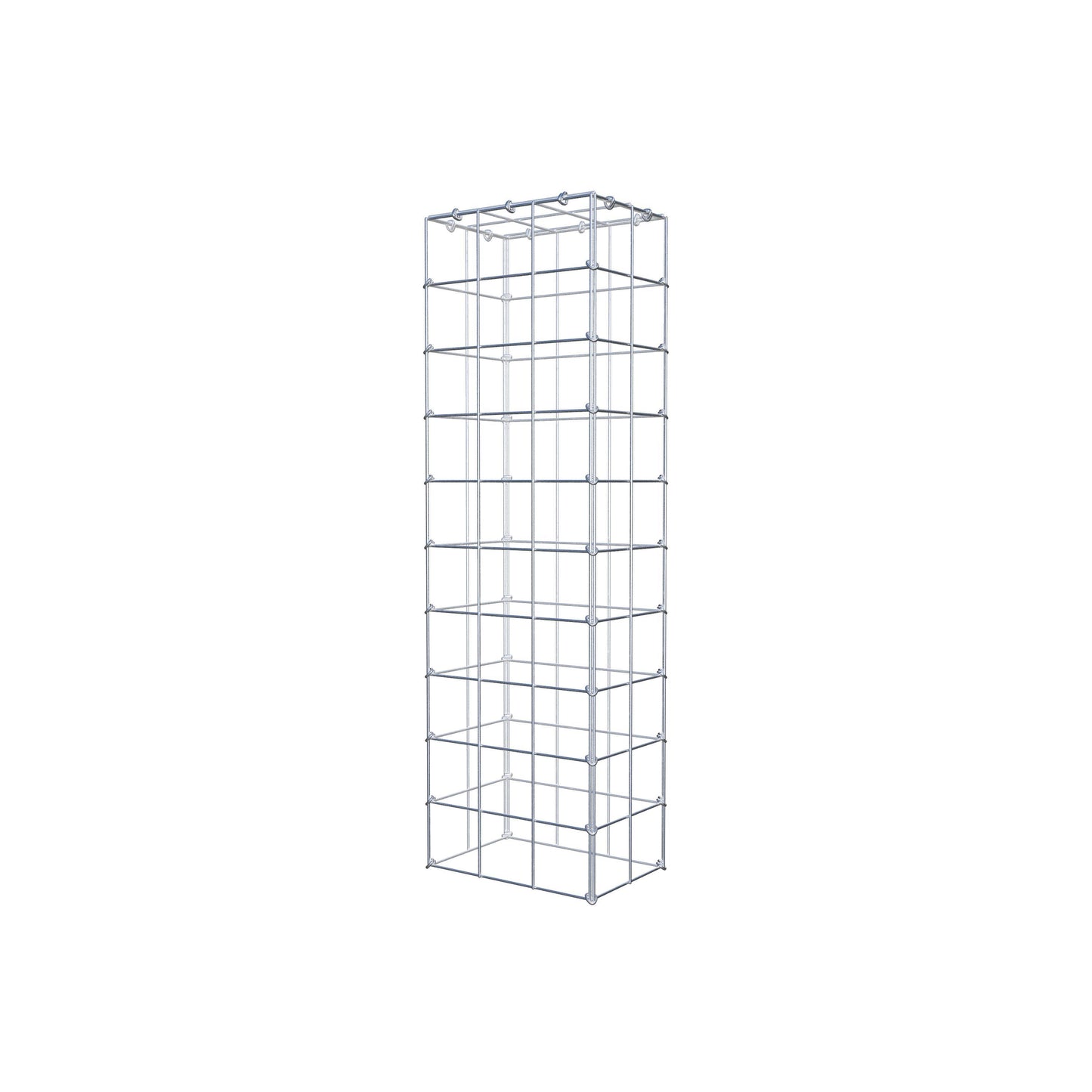 Gavión complementario de tipo 3 100 cm x 20 cm x 30 cm (L x A x P), malla 10 cm x 10 cm, anillo en C