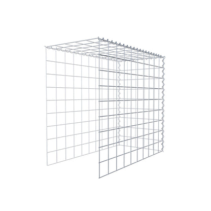 Add-on schanskorf type 4 100 cm x 90 cm x 50 cm (L x H x D), maaswijdte 10 cm x 10 cm, spiraal
