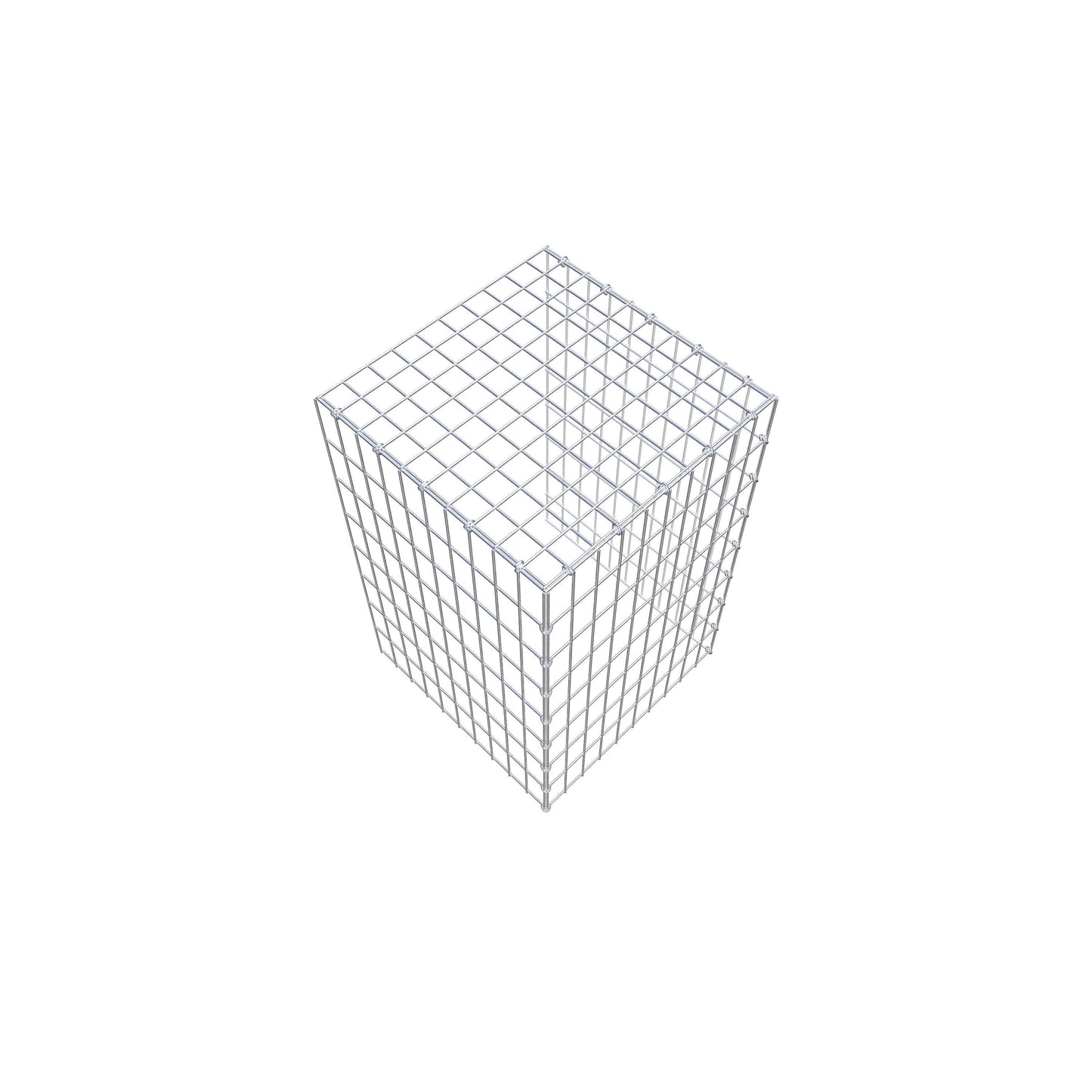 Toegevoegde pool type 4 80 cm x 50 cm x 50 cm (L x H x D), maaswijdte 5 cm x 10 cm, C-ring
