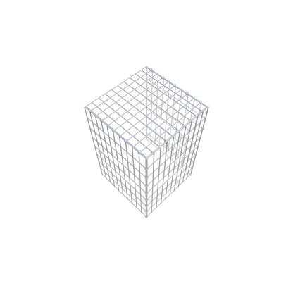 Toegevoegde pool type 4 80 cm x 50 cm x 50 cm (L x H x D), maaswijdte 5 cm x 10 cm, C-ring