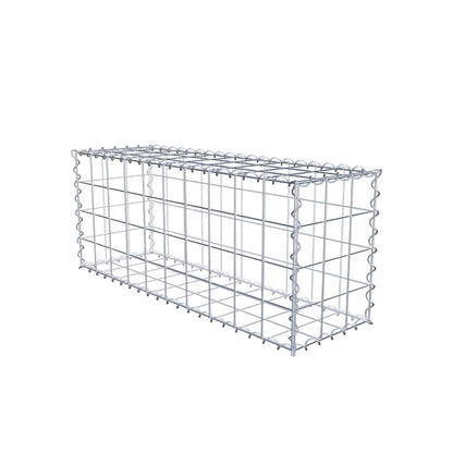 Gabião 100 cm x 40 cm x 30 cm (C x A x P), malhagem 10 cm x 10 cm, espiral