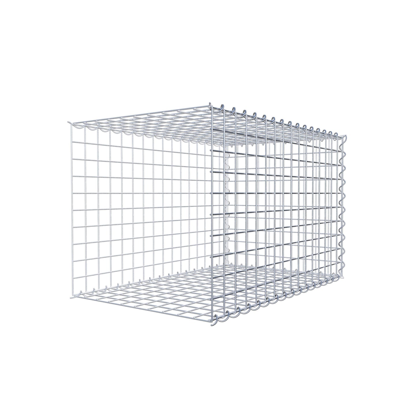 Add-on schanskorf type 2 80 cm x 50 cm x 50 cm (L x H x D), maaswijdte 5 cm x 5 cm, spiraalvormig