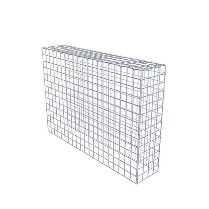 Gabião Tipo 4 100 cm x 70 cm x 20 cm (C x A x P), malhagem 5 cm x 5 cm, anel C
