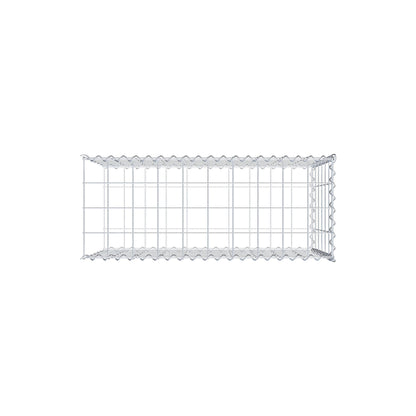 Add-on schanskorf type 2 100 cm x 60 cm x 40 cm (L x H x D), maaswijdte 10 cm x 10 cm, spiraal