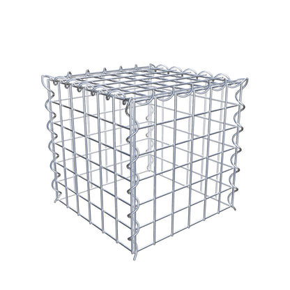 Opvokset gabion type 3 30 cm x 30 cm x 30 cm (L x H x D), maskestørrelse 5 cm x 5 cm, spiral