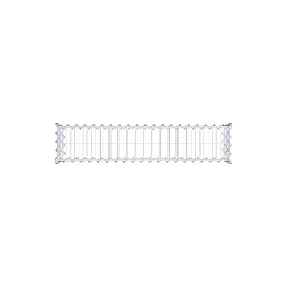 Gabião 100 cm x 20 cm x 20 cm (C x A x P), malhagem 5 cm x 10 cm, espiral