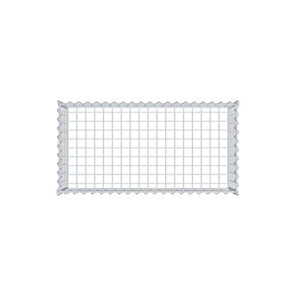 Gavión complementario tipo 3 100 cm x 30 cm x 50 cm (L x A x P), malla 5 cm x 5 cm, espiral