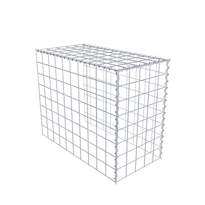 Add-on schanskorf type 4 100 cm x 80 cm x 50 cm (L x H x D), maaswijdte 10 cm x 10 cm, spiraal