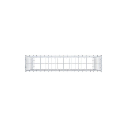 Gabion 100 cm x 90 cm x 20 cm (L x H x D), maskestørrelse 10 cm x 10 cm, C-ring