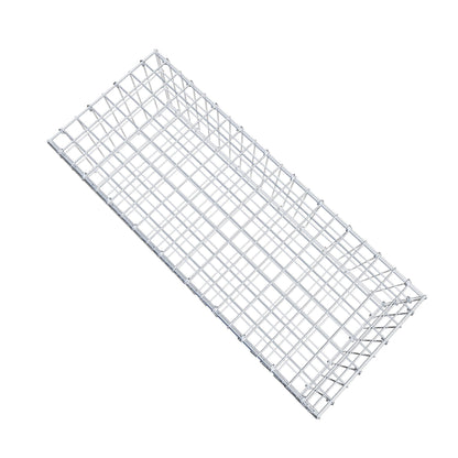Gabião 100 cm x 30 cm x 40 cm (C x A x P), malhagem 5 cm x 10 cm, anel C