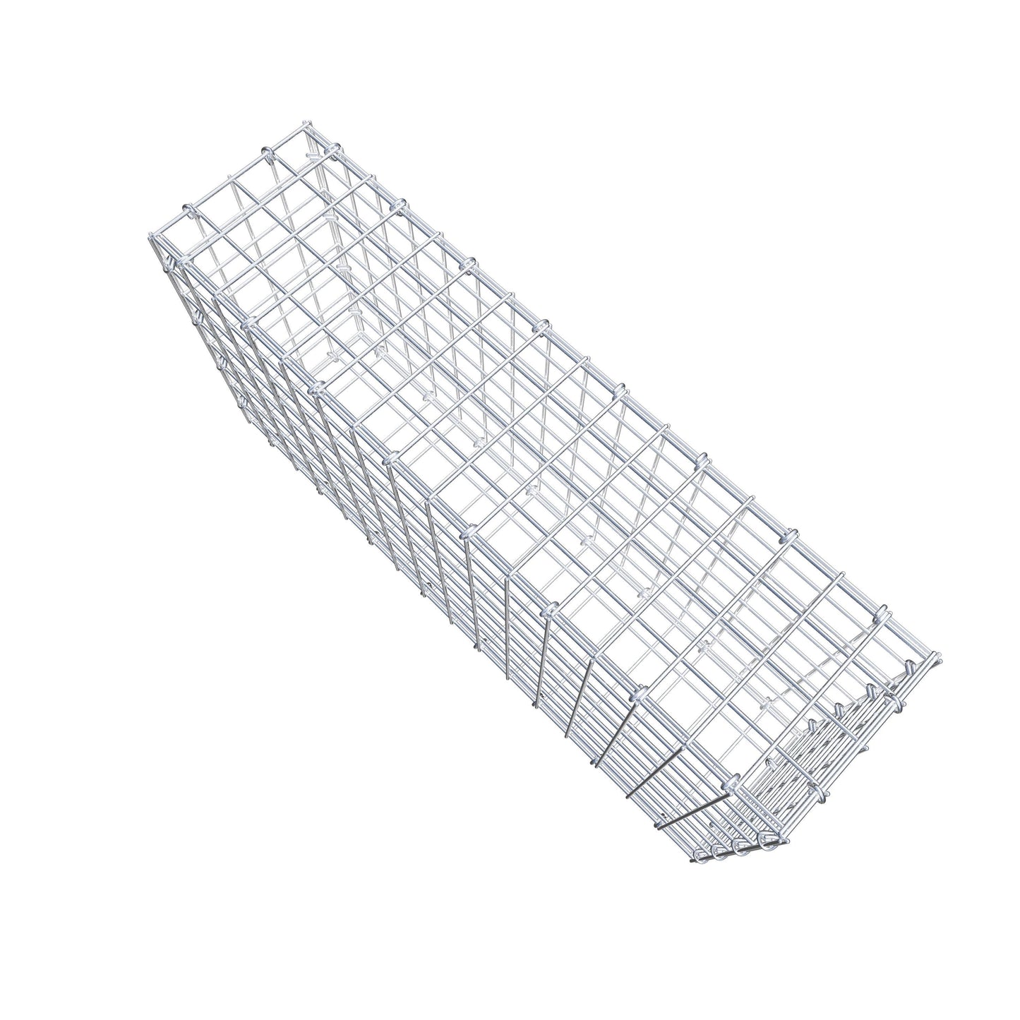 Schanskorf 80 cm x 40 cm x 20 cm (L x H x D), maaswijdte 5 cm x 5 cm, C-ring