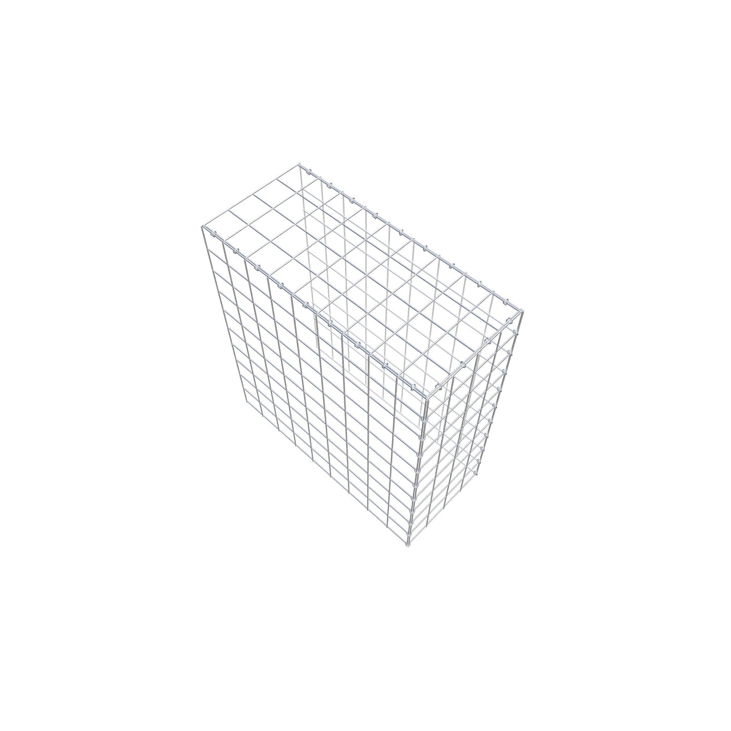 Gavión adicional tipo 4 100 cm x 90 cm x 40 cm (L x A x P), malla 10 cm x 10 cm, anillo en C
