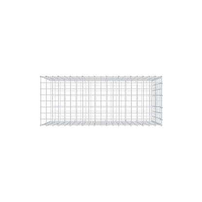 Monteret gabion type 2 100 cm x 60 cm x 40 cm, maskestørrelse 5 cm x 10 cm, C-ring