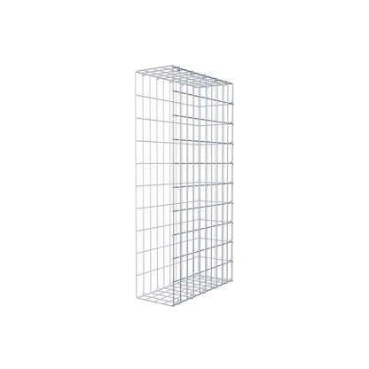Opzetpaal type 2 100 cm x 50 cm x 20 cm, maaswijdte 5 cm x 10 cm, C-ring