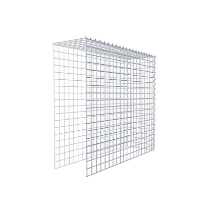 Aangegroeide schanskorf type 4 100 cm x 90 cm x 30 cm (L x H x D), maaswijdte 5 cm x 5 cm, spiraal