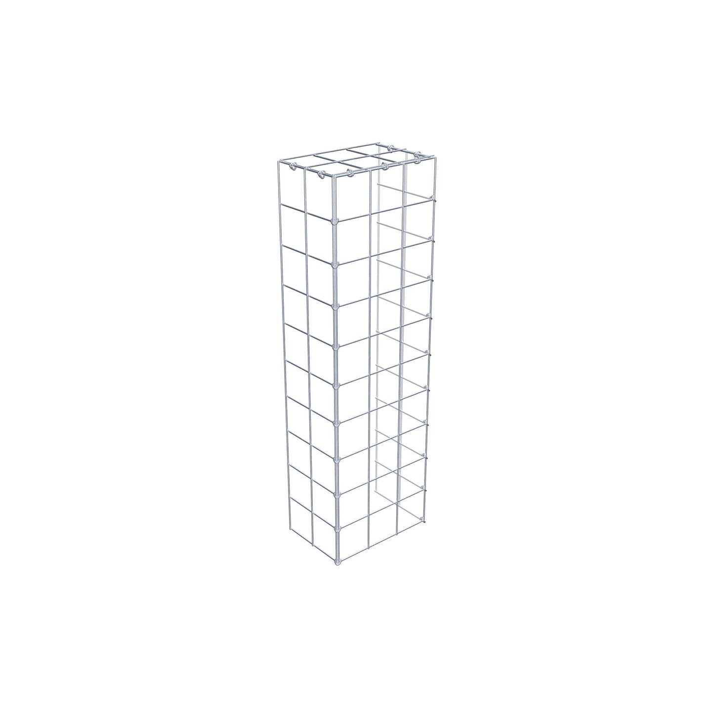 Gavión complementario de tipo 4 100 cm x 20 cm x 30 cm (L x A x P), malla 10 cm x 10 cm, anillo en C